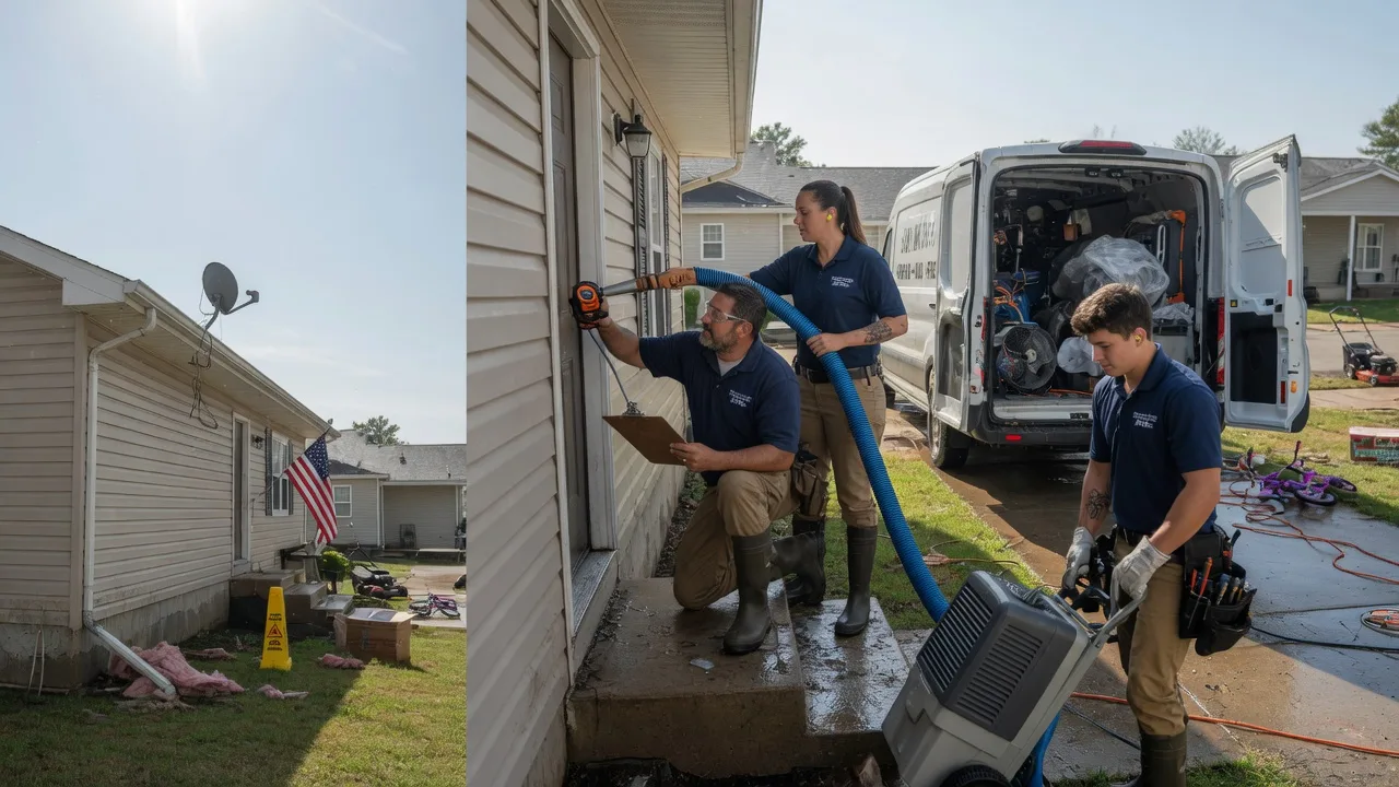 Ceiling Water Damage Restoration in Wolcottville, IN near me