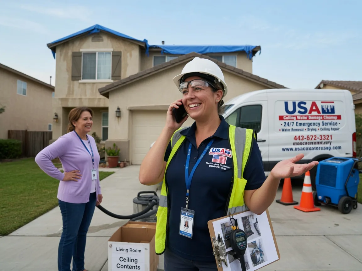 Ceiling Water Damage Restoration Wolcottville, IN FAQs